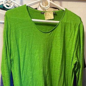 100% linen knit tunic - L - Grudrun Sjödén
